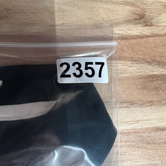 Masters Golf Polo Womens 6 Embellished Saying Athleisure Black White‎ - Picture 9 of 9